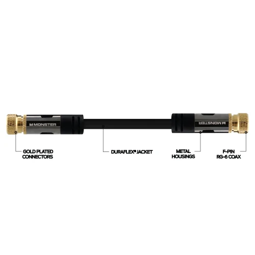 High-Performance RG-6 Quad Shield Coaxial Cable for High-Speed Internet - Image 4