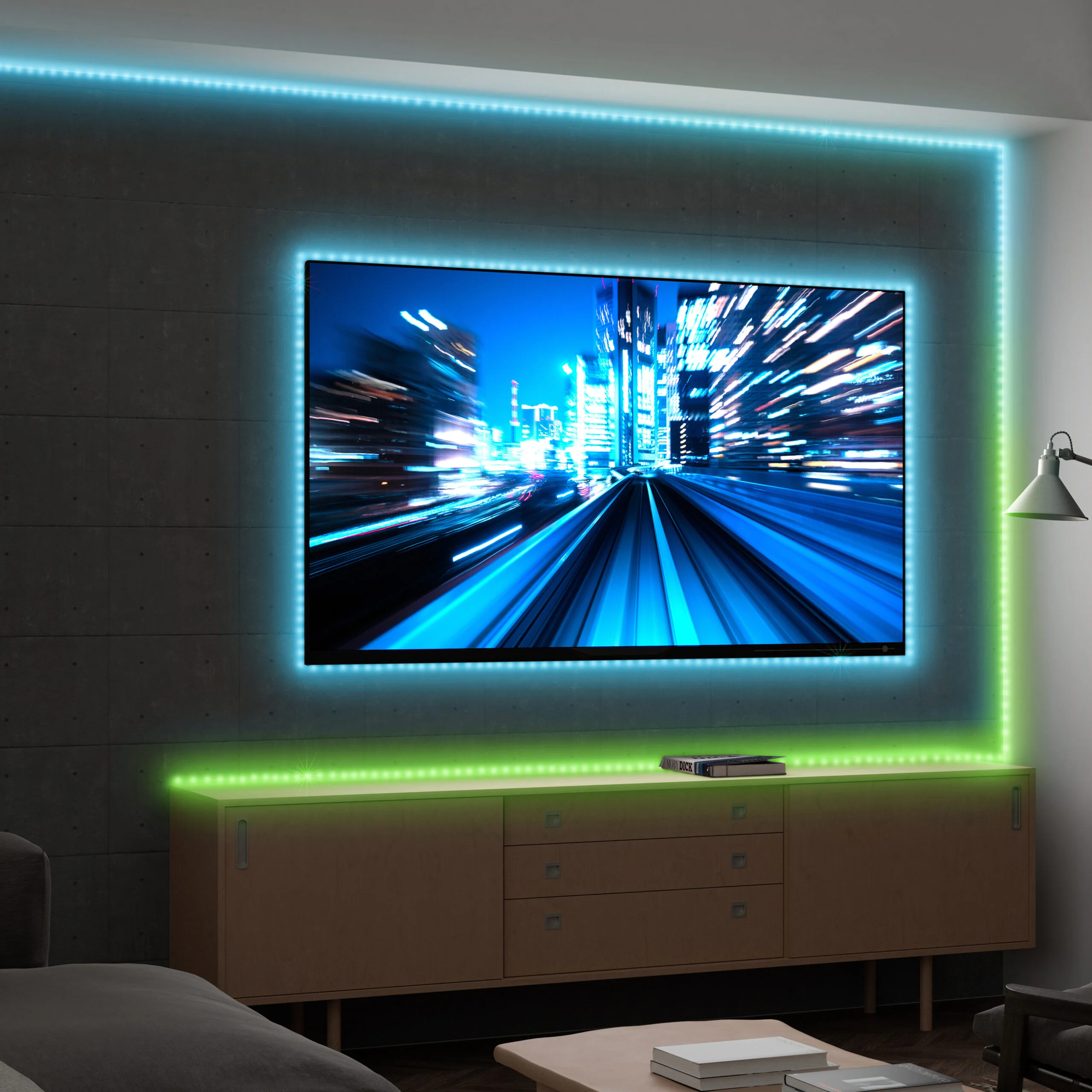 Smart Sound Reactive Multi-color Multi-white Indoor LED Light Strip - Image 3