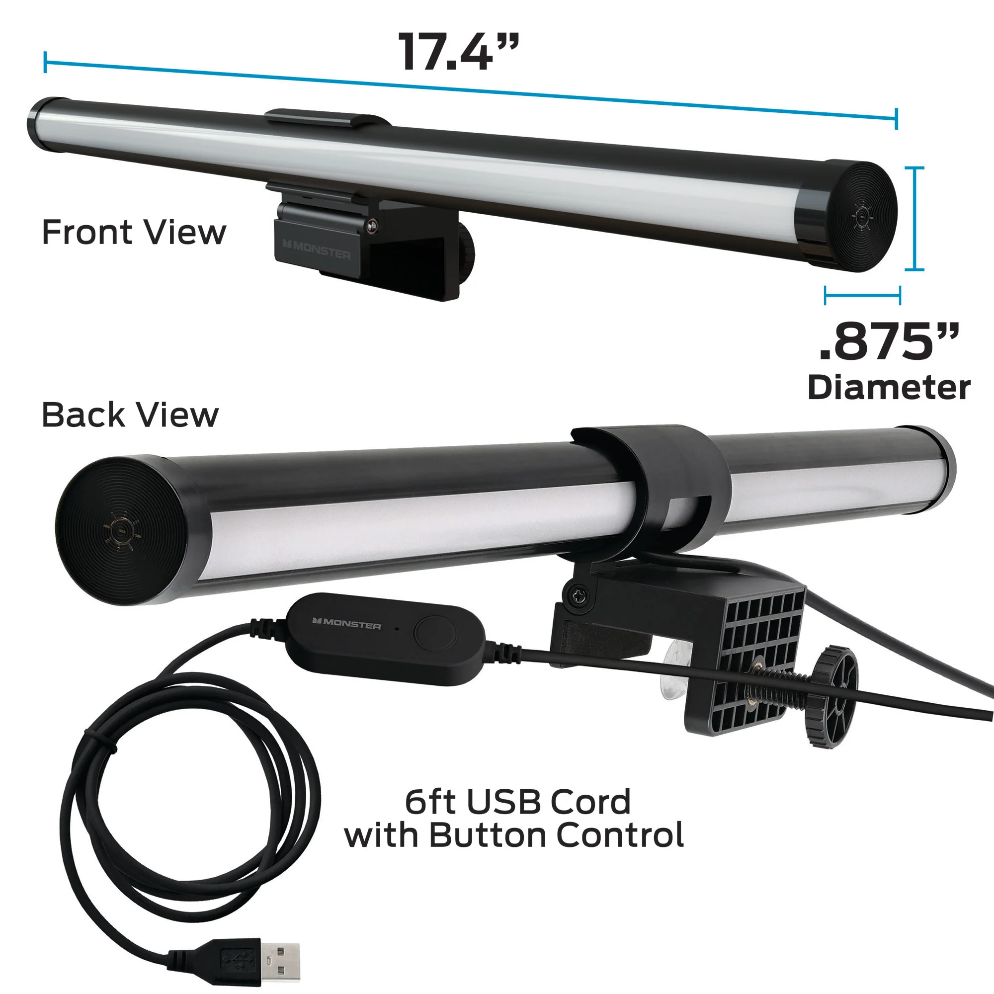 LED Duo Monitor Light Bars: Smart Color, Razer Chroma, App Control - Image 6