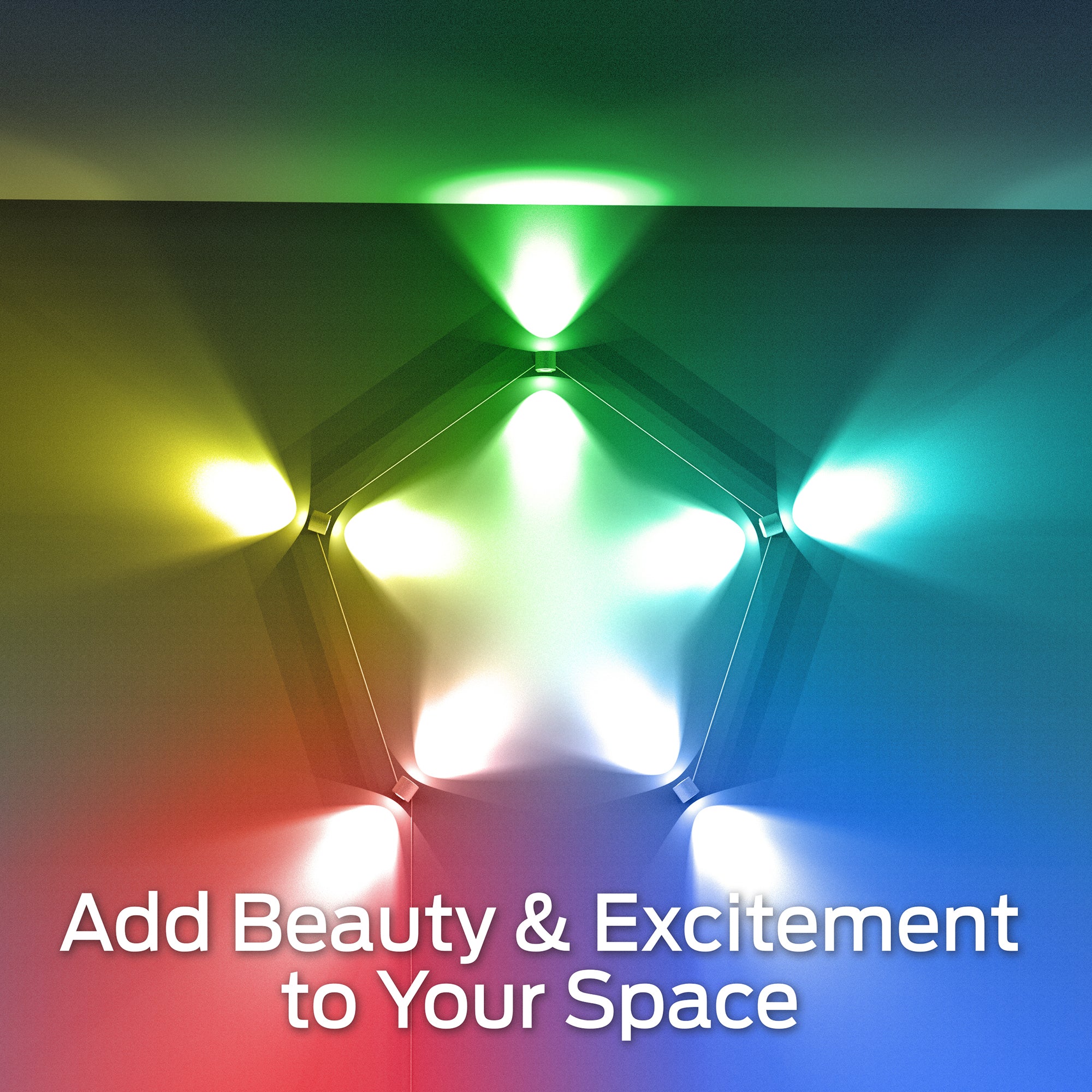 Multi-Position Indoor 12ft 2-Sided Sconce Lights, Wi-Fi & Voice Controlled, Razer Chroma - Image 4