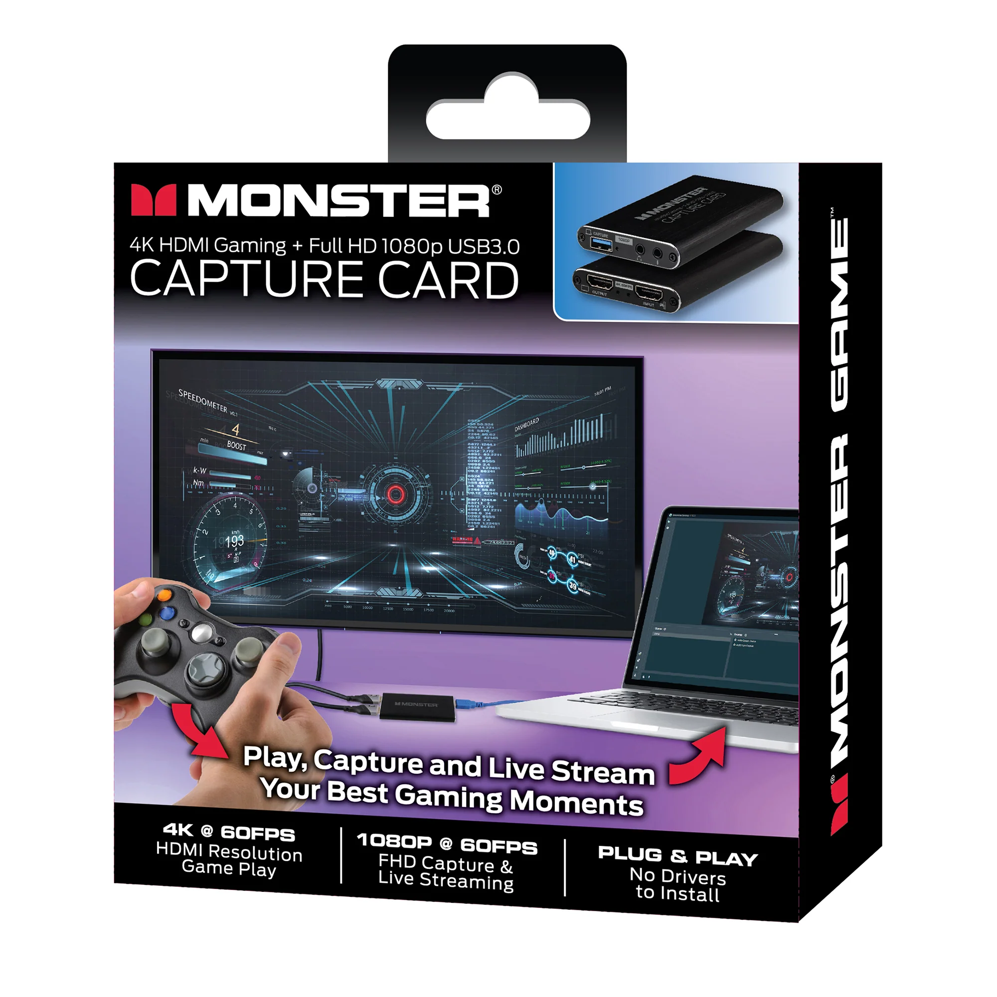 Capture Card, 4K 60FPS Game Play, 1080p 60FPS Capture & Streaming - Image 8