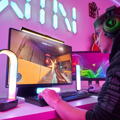 Duo Monitor Light Bar: Reduce Glare, Enhance Comfort, Boost Style, Level Up Your Gaming Atmosphere - Image 4