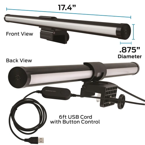 Duo Monitor Light Bar: Reduce Glare, Enhance Comfort, Boost Style, Level Up Your Gaming Atmosphere - Image 8