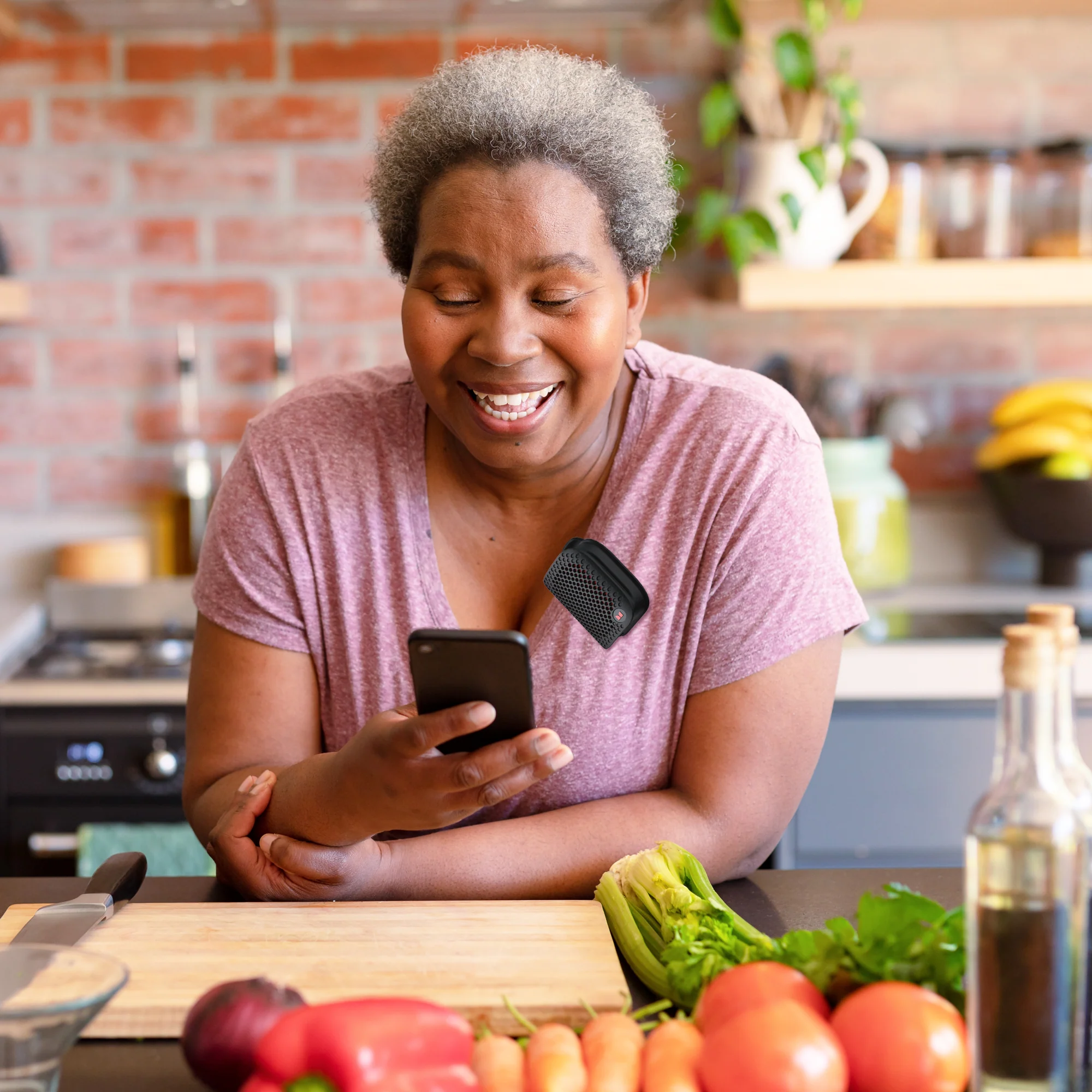 Premium Mini Bluetooth Speaker, Built-in Microphone for Calls, Arm Wearable - Image 10