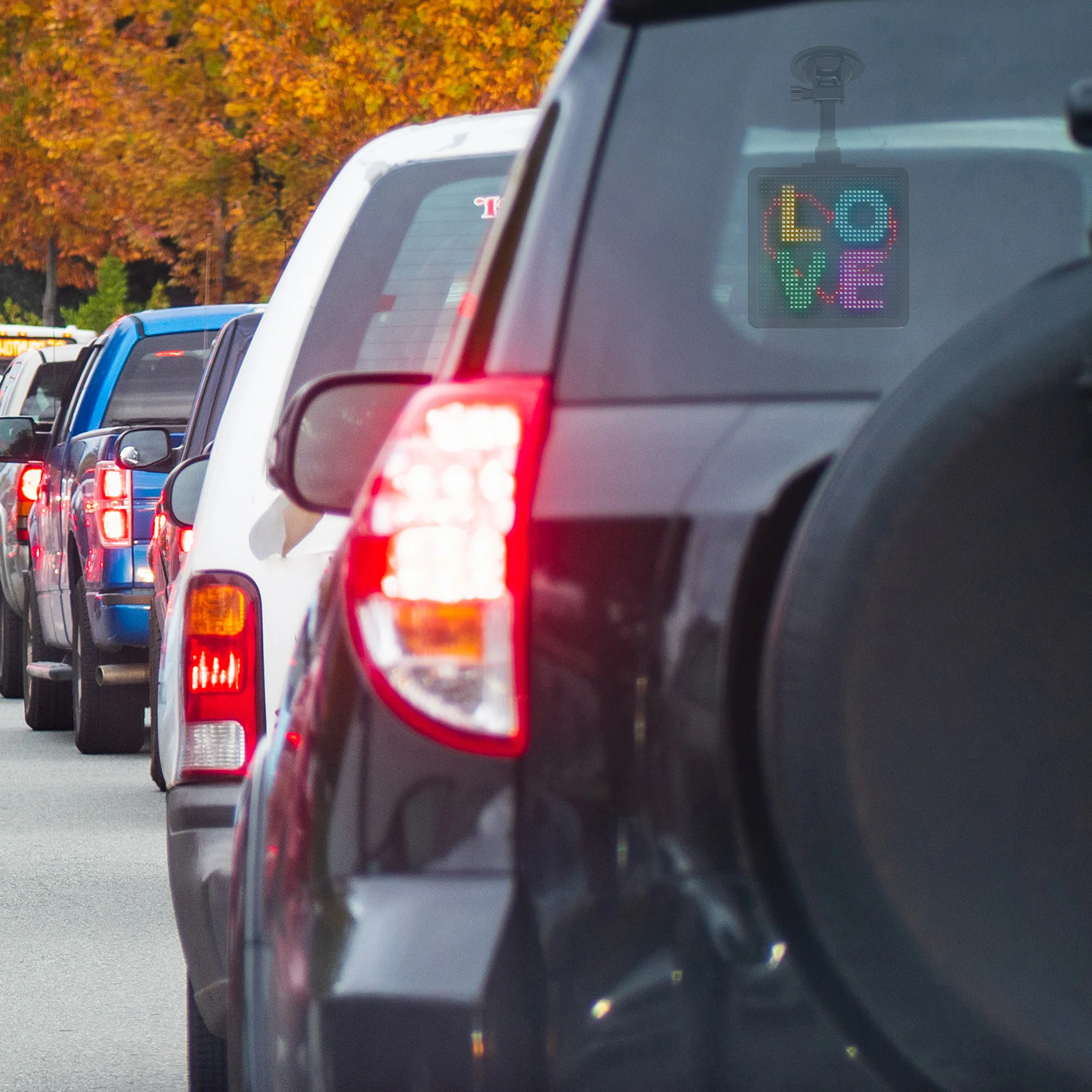 Monster LED Smart Car Pixel Smart Screen with Sound Reactive Mobile App - Image 3