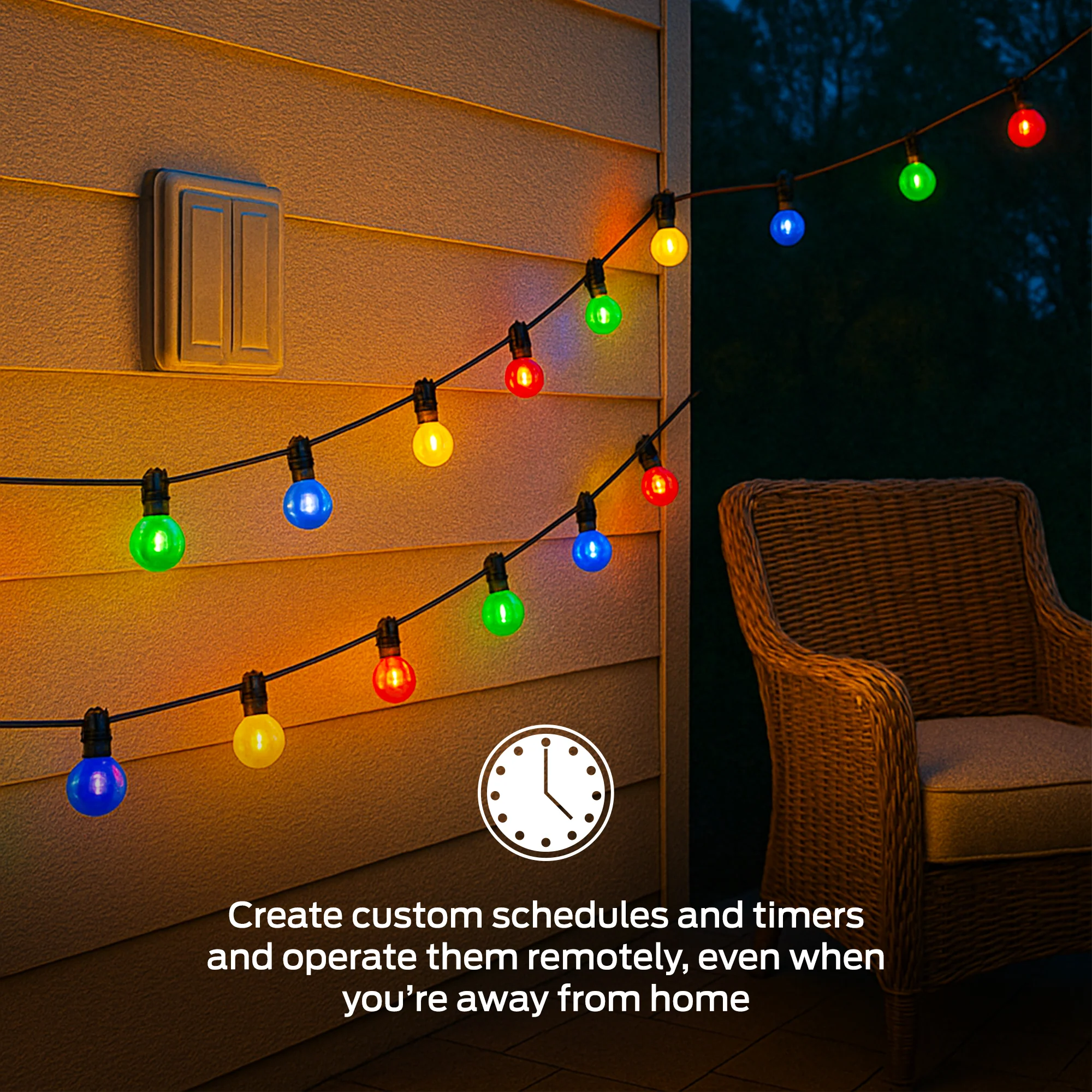 Monster Smart Dual Outdoor Plug with Wi-Fi, Weather-Resistant, 2 Outlets Compatible with Alexa & Google Home - Image 3