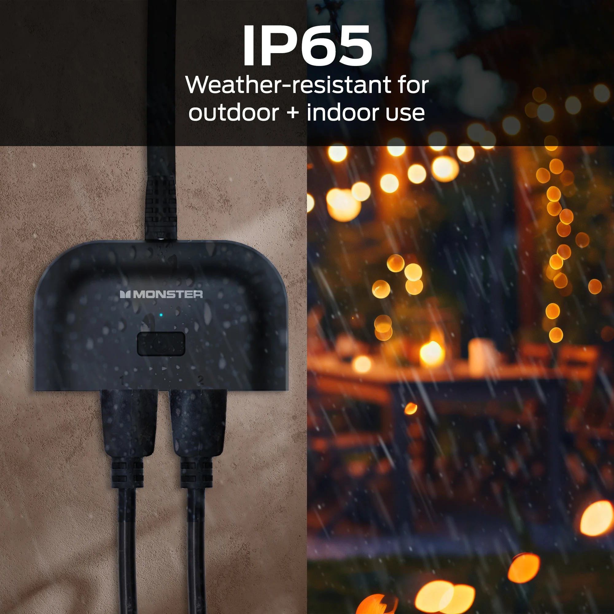 Monster Smart Dual Outdoor Plug with Wi-Fi, Weather-Resistant, 2 Outlets Compatible with Alexa & Google Home - Image 6