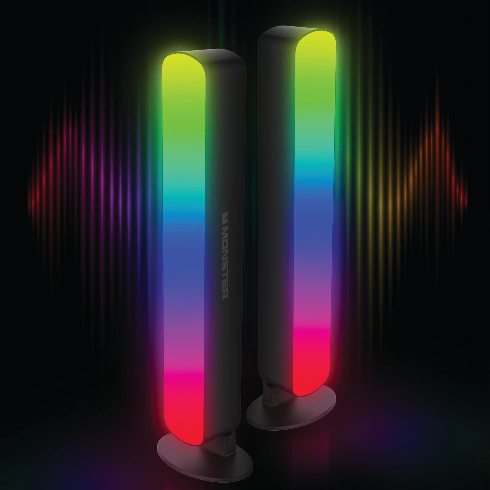 2 Pack Smart Wi-Fi Light Bars, Multi-Color RGB+IC Razor Chroma TV & Gaming, Dimmable, Sound Reactive, App & Voice Control - Image 6