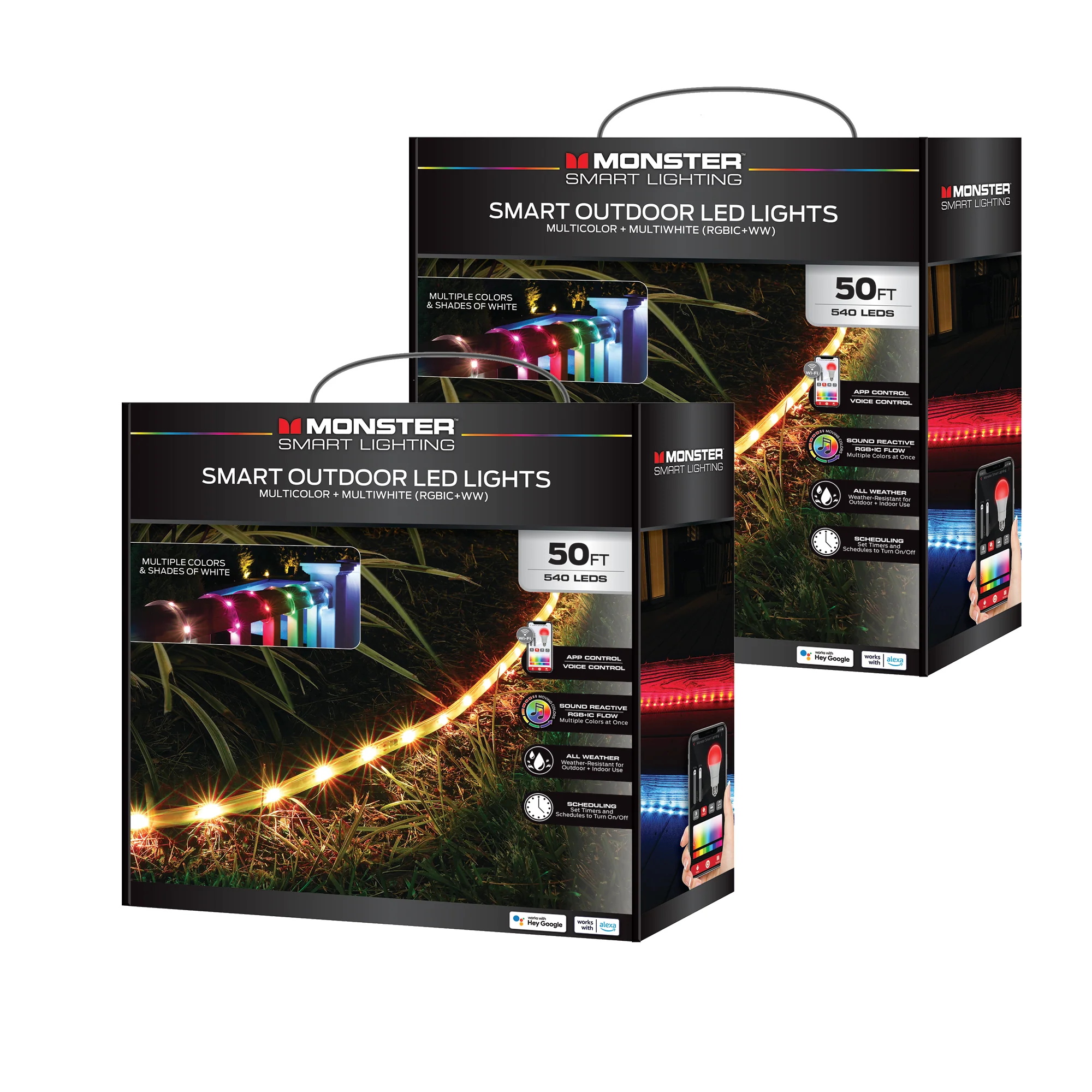 Smart Outdoor Multicolor and Multi-White LED Light Strip - Image 9