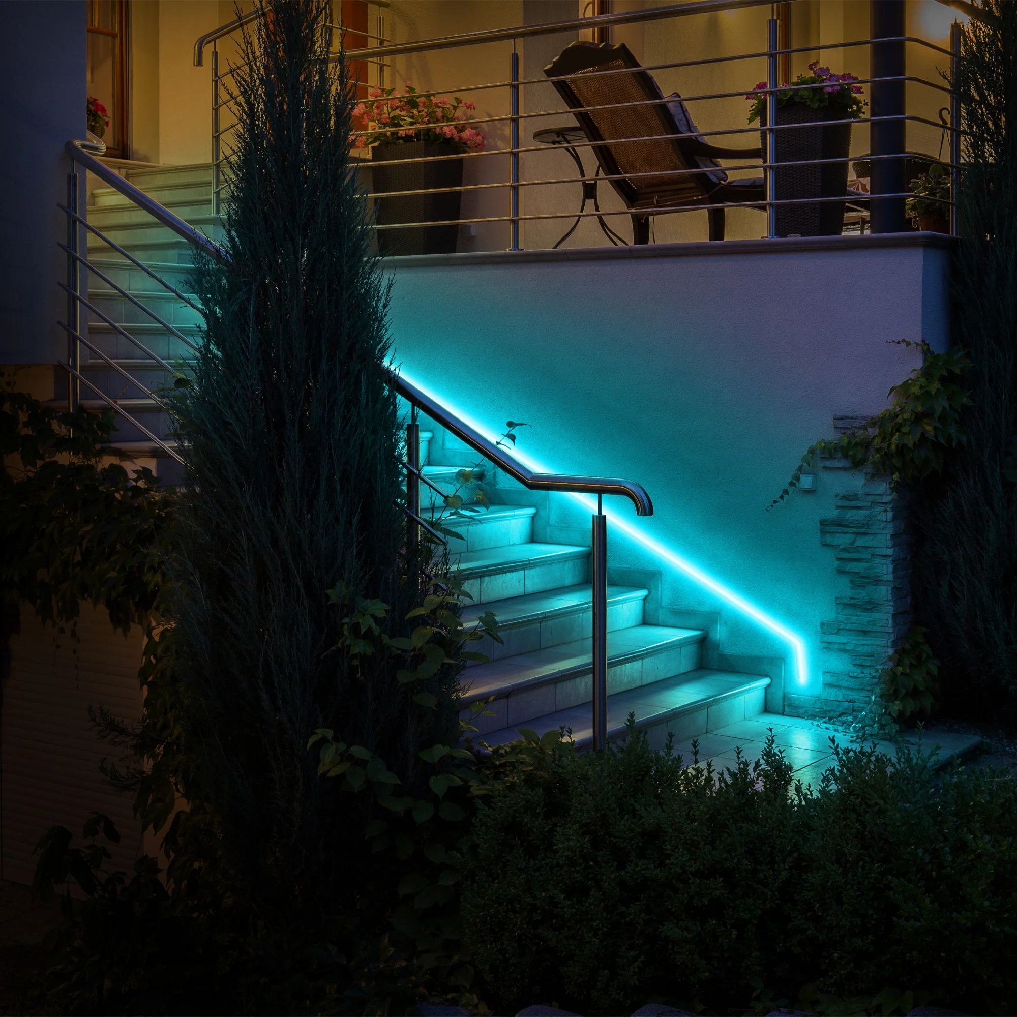 Smart 16.4ft Neon Outdoor Multi-Color LED Light Strip, IP66 Weather & Water Resistant - Image 6