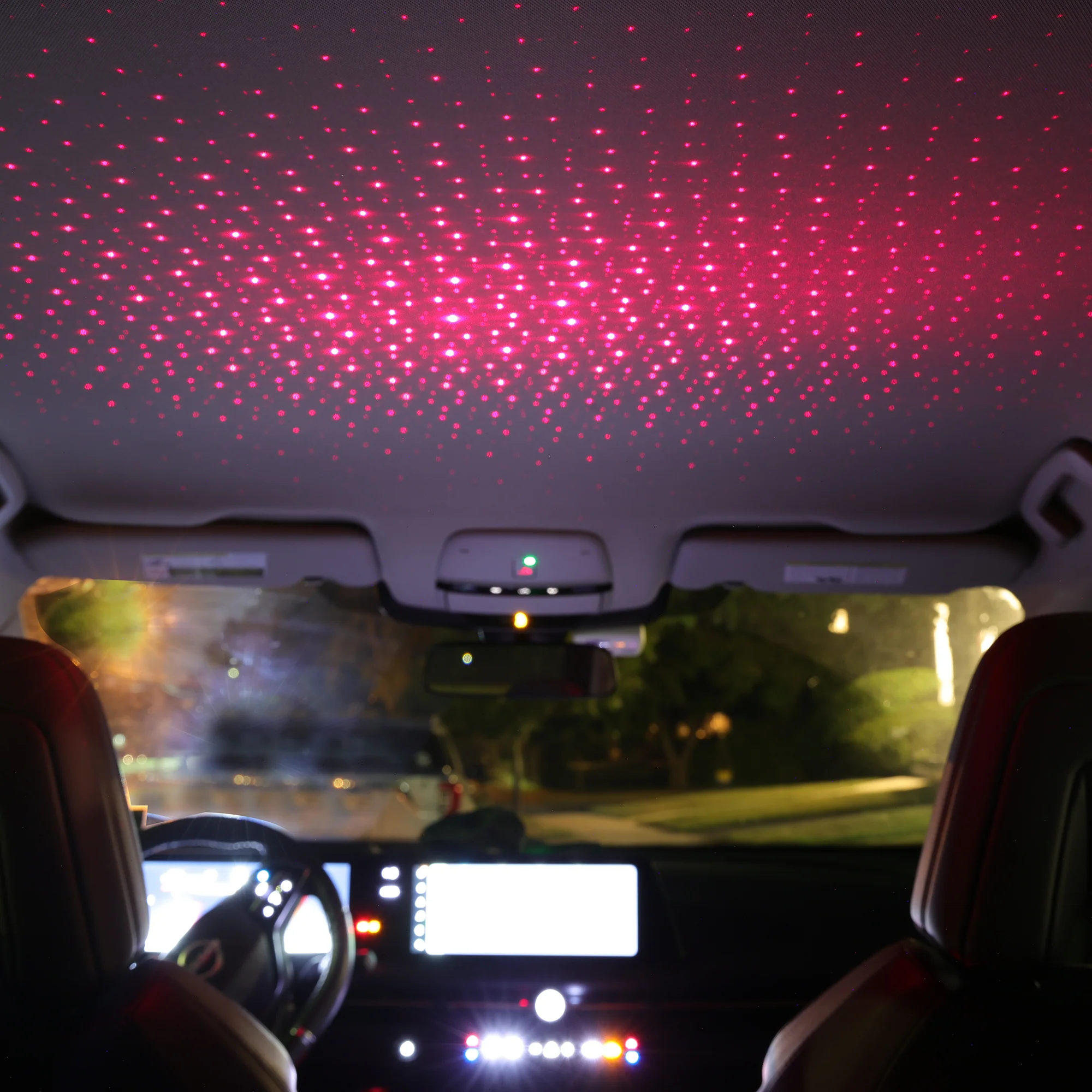 8" Red Starry Night LED Laser Light: USB-Powered Laser Accent - Image 8