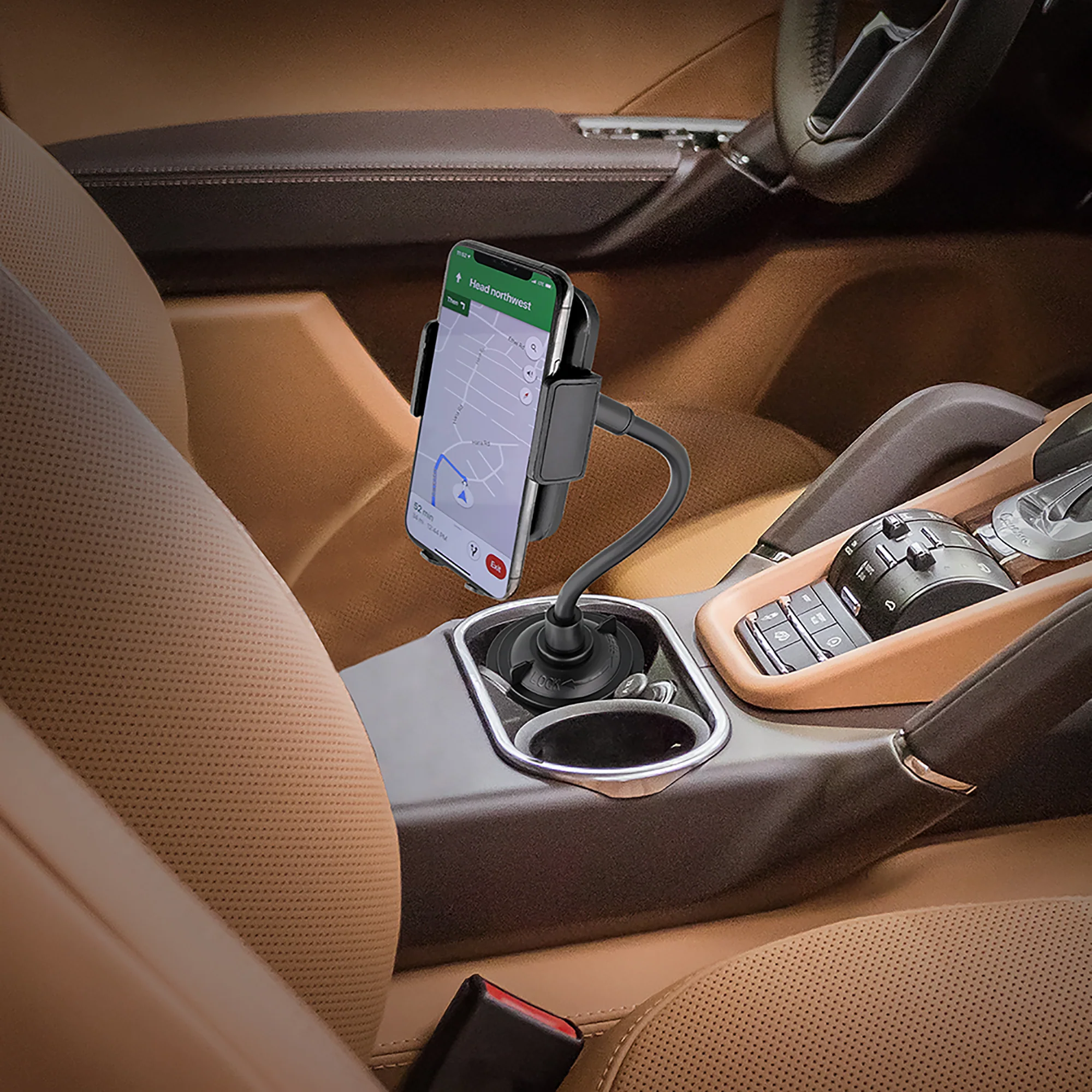 Wireless 10W Charging Cup Holder Phone Mount - Image 3